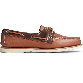 Sperry Gold Cup Handcrafted In Maine Hnede - Panske Mokasíny